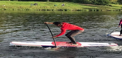 Standup Paddling in Action